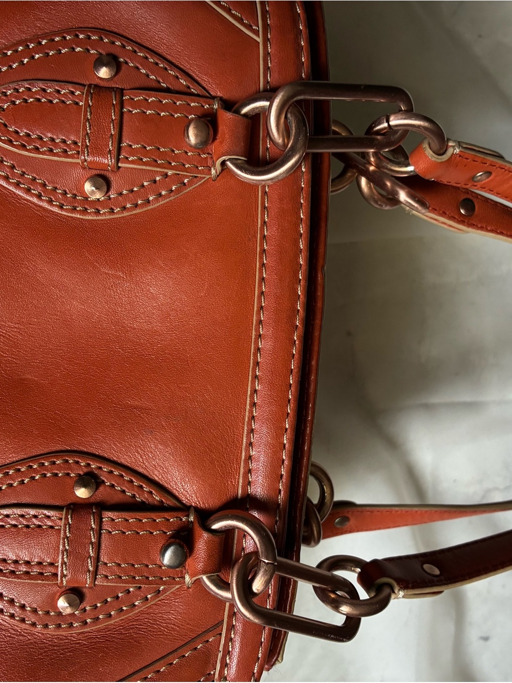 Cole Haan Leather Mini Shoulder Satchel - Picture 3 of 11